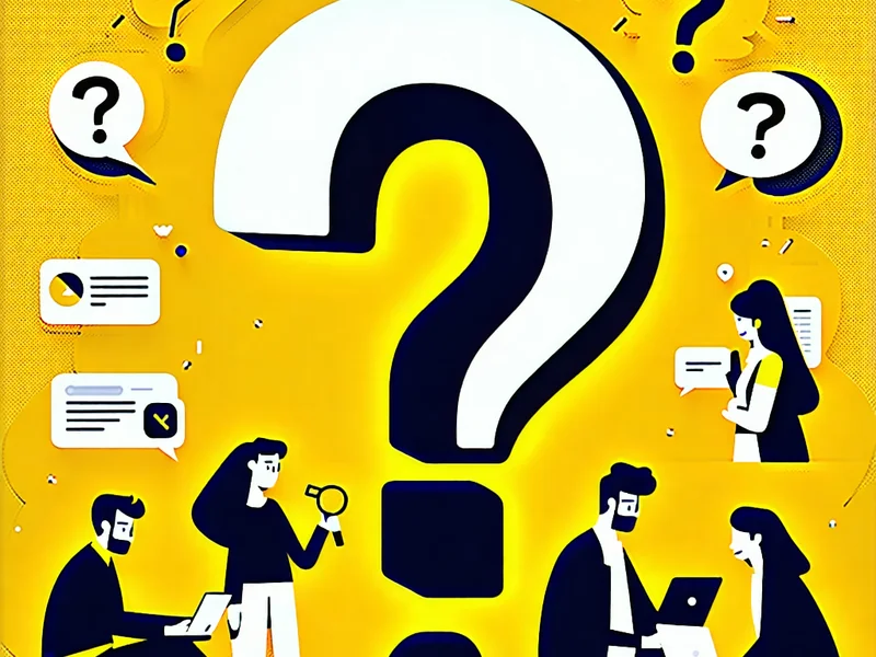 Hình ảnh minh họa các câu hỏi thường gặp về tt88, với biểu tượng dấu hỏi và người dùng đang tìm kiếm thông tin.