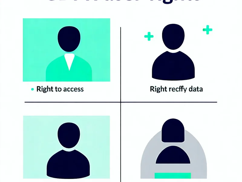 Minh họa các quyền của người dùng theo GDPR tại tt88