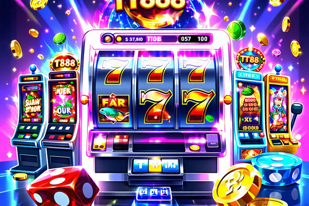 Hình ảnh đa dạng các trò chơi slot và bắn cá tại TT88