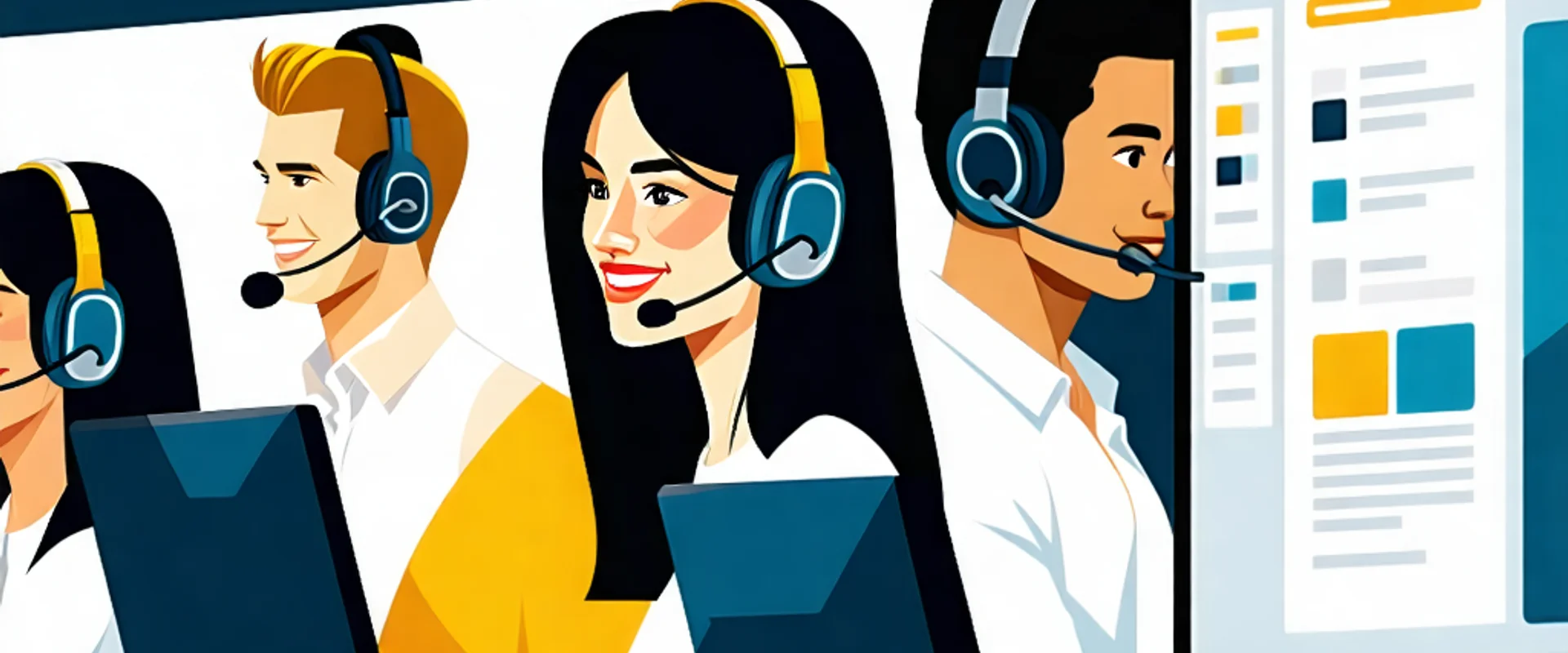Hình ảnh hỗ trợ khách hàng tt88, với các nhân viên thân thiện đang giải đáp thắc mắc.