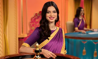 Hình ảnh bàn Baccarat với dealer trực tiếp tại tt88 Casino